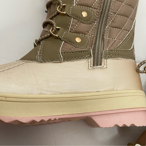 Girls Totes Shirley Pink Winter High Boots - Picture 13 of 16